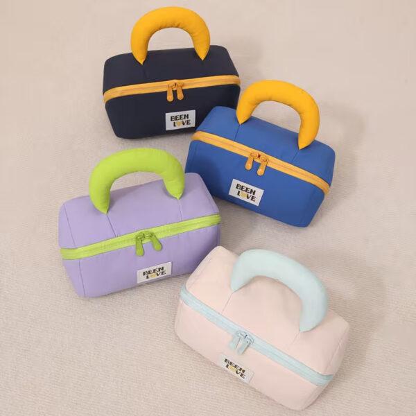 A New Portable Candy Pillow Makeup Bag,