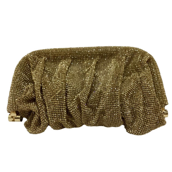 Gold Diamante Clutch